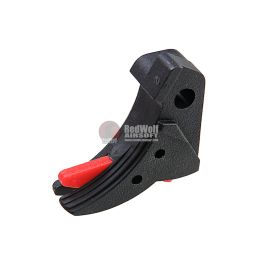 #GLK-84 BLACK/RED Guarder Ridged Trigger For G-Series GBB BK/RED 