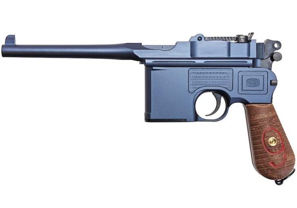 A!CTION Mauser C96 Red9 Blue Steel Model Gun | RedWolf