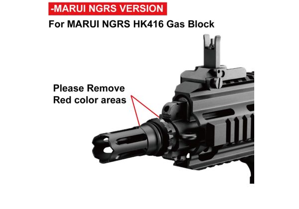 Angry Gun 416 MK15 Super Modular M-Lok Rail Handguard for Tokyo