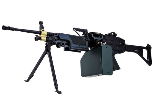 CAW（クラフトアップルワークス）ASGK M249 SAW エアソフト A&K M249 MKI SAW Airsoft LMG AEG - Black | RedWolf