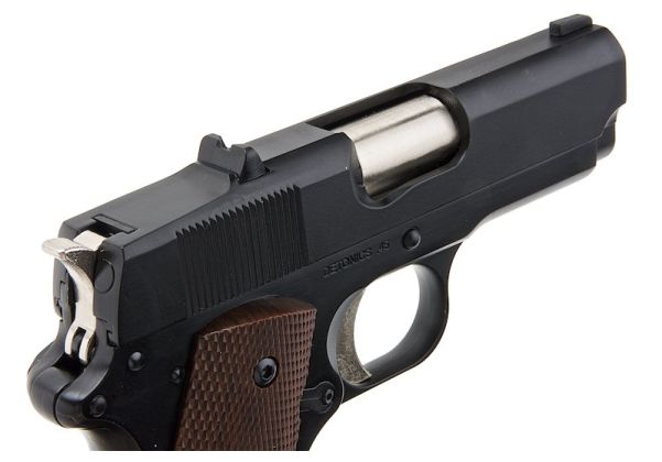 Army Armament R45 DETONICS .45 Green Gas Airsoft Pistol - Black