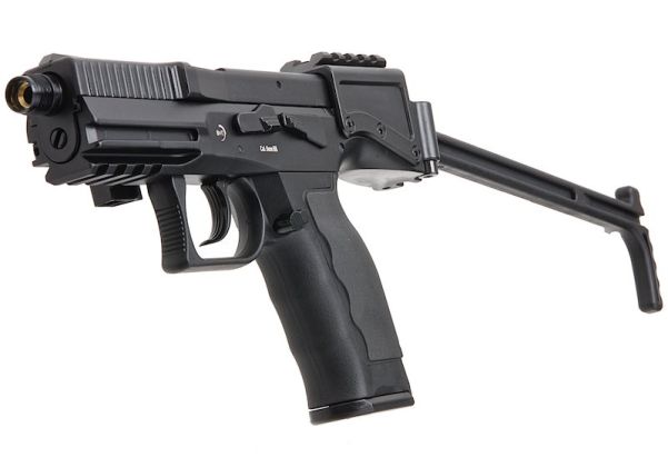 B&T USW A1 Green Gas Airsoft Pistol - Black (by ASG & KJ Works
