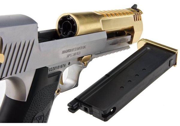 Cybergun Desert Eagle L6 .50AE Green Gas Airsoft Pistol - (Silver