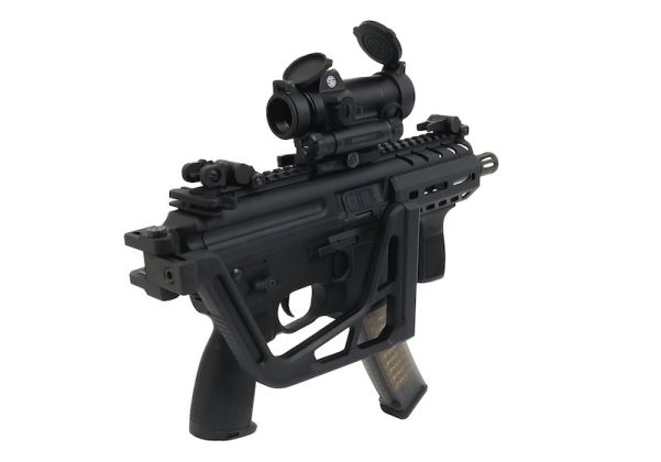First Factory Folding Rail Stock NEO Visor Stock Type - Black