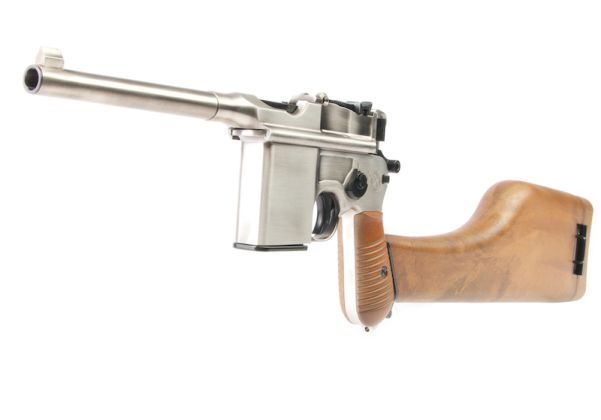 WE Mauser M712 Green Gas Airsoft Pistol - Silver | RedWolf