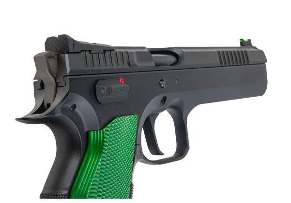 kj ページ　SCO-61/CG KJ Works CZ TS2 Racing Green GBB Airsoft Pistol (ASG Licensed