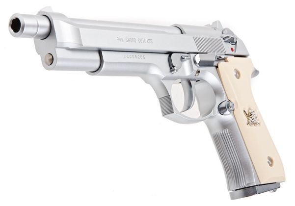 KSC Sword Cutlass ver.II ブラックラグーン KSC Sword Cutlass Ver.2 Green Gas Airsoft Pistol | RedWolf