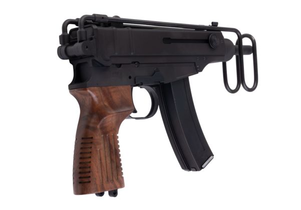 最終値下げ　KSC Vz61 SYSTEM7+ノーマルマガジン２本他セット KSC Vz61 Walnut Grip Custom HW Gas Airsoft SMG (System 7 Japan