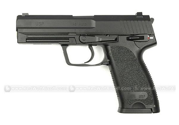 KSC H&K USP 45.Auto GBB プラスチック製ASGK KSC USP45 Full Size GBB Airsoft Pistol (Taiwan Version, Black