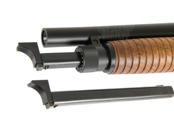 KTW Ithaca M37 Sawed Off Airsoft Spring Shotgun | RedWolf