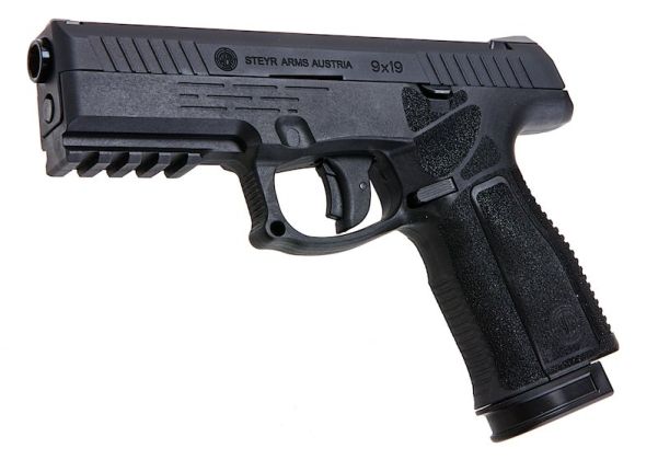 KJ Works STEYR L9A2 GBB Airsoft Pistol - Black (ASG Licensed