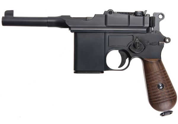 Marushin M712 Matt Black Short Barrel Green Gas Airsoft Pistol