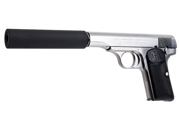 Marushin Browning M1910 Secret Agent Model Gun - Silver | RedWolf