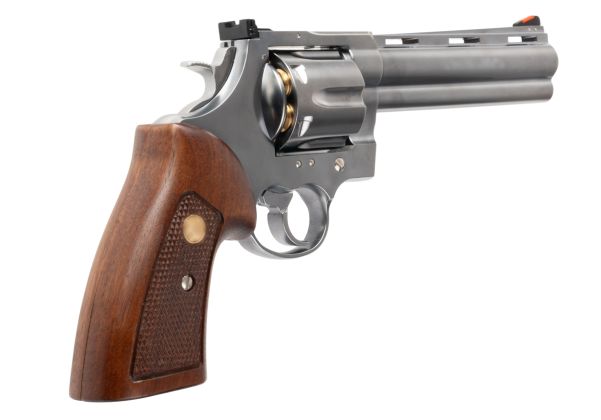 Marushin Anaconda 44 Magnum Revolver (6 inch) - Silver with Wood