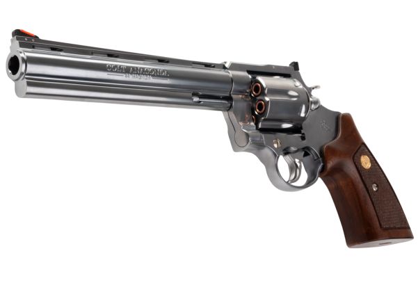 COLT ANACONDA 44 Magnum 8inch ガスガン Marushin Anaconda 44 Magnum Revolver (8 inch) - Silver with Wood