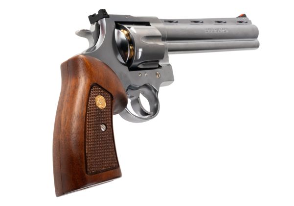 Marushin Anaconda 44 Magnum Revolver (8 inch) - Silver with Wood