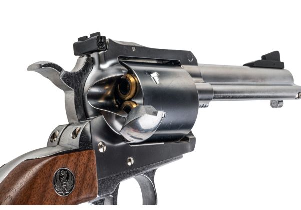 SUPER BLACKHAWK リボルバー 4.62インチ Marushin Super Blackhawk Gas Revolver (4.62inch, Wood Grip X
