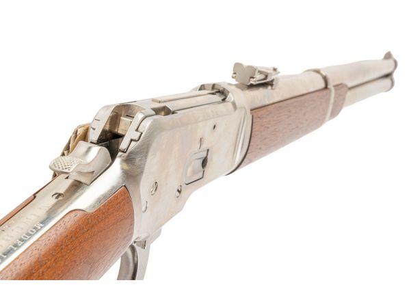 Marushin Winchester M1892 Lever Action Gas Rifle (Silver, Walnut