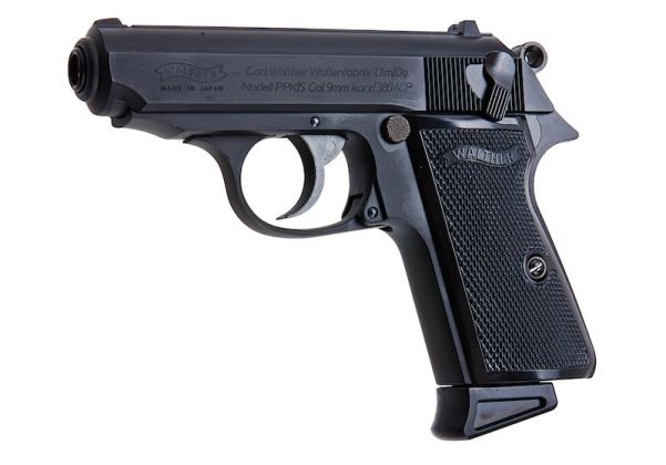 Maruzen Walther PPK/S Gas Blowback Pistol - Black | RedWolf