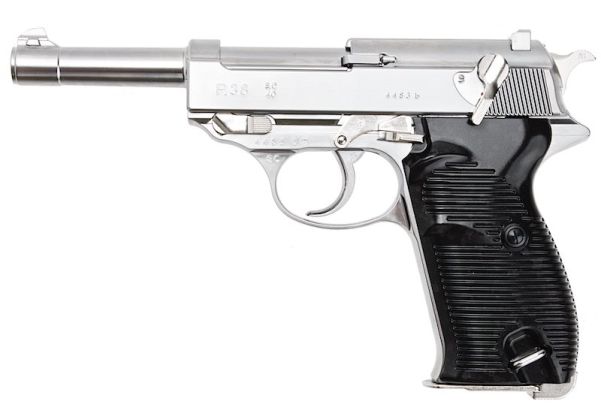 Maruzen P38 AC40.s GBB Airsoft Pistol (Stainless Finish) | RedWolf