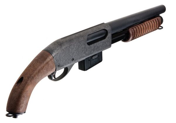 MARUZEN CA870 SAWED OFF エアコッキングショットガン Maruzen CA870 Sawed Off Airsoft Spring Shotgun | RedWolf