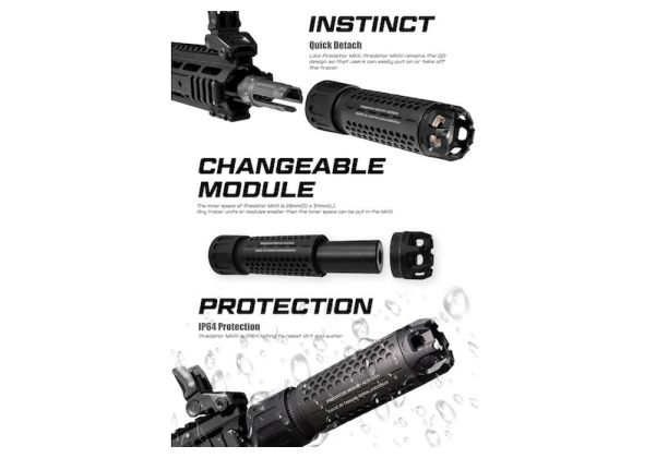ACETECH Predator MKIII Tracer Suppressor Unit (M14CCW) w/ Blaster