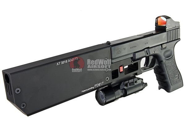FD917 サイレンサー G17/G18C/G22 GLOCK RGW FD917 Dummy Silencer (UG4) for Umarex/VFC Glock 17 Gen 3/4