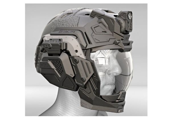 SRU P3 Tactical Helmet Kit (Type III, Black) | RedWolf