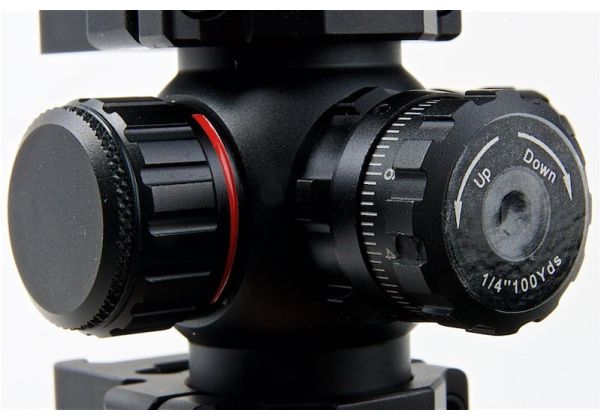 Tokyo Marui New 3-9x32 Illuminated Short Zoom Scope (Mil-Dot