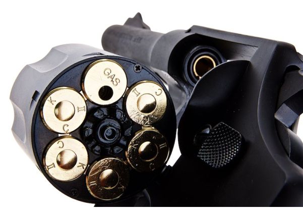 Tanaka S&W M1917.455 HE2 4 inch HW Airsoft Gas Revolver | RedWolf