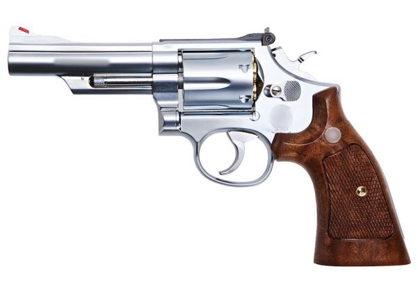 Tanaka S&W M66 4inch Ver.3 Model Gun - Silver | RedWolf