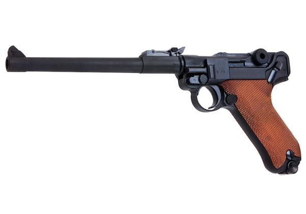 Tanaka Luger P08 1914 Erfurt Heavy Weight GBB Airsoft Pistol (8
