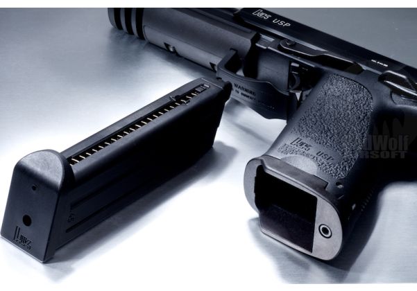 Umarex USP .45 Match Metal Slide Green Gas Airsoft Pistol (by KWA