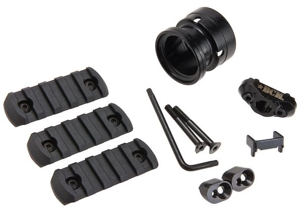 VFC BCM MCMR Airsoft Handguard (7 inch MLOK) - Black | RedWolf