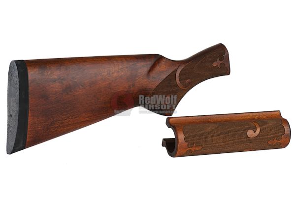 CAW Old A Wood Stock for Tokyo Marui M870 | RedWolf