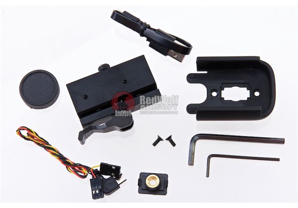 サバゲー用ガンカメラ　FOXEER LEGEND 2+ FOXEER Legend 2+ Action Camera 35mm Airsoft with Picatinny Mount