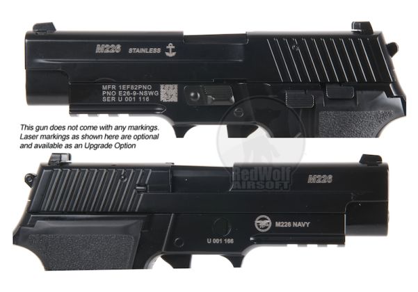KJ Works P226 KP-01 GBB Airsoft Pistol | RedWolf