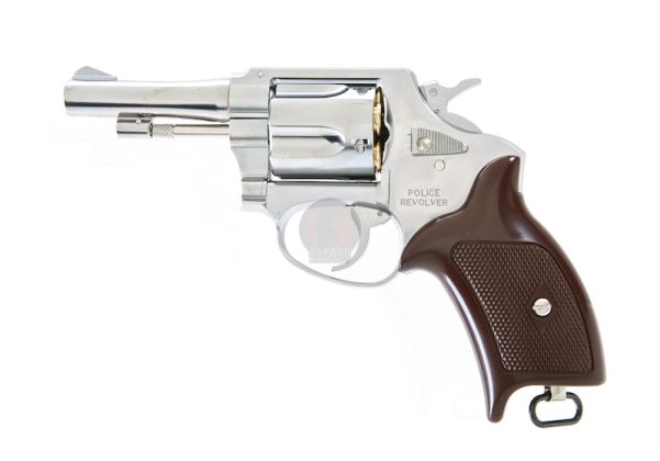 マルシン 8mm police revolver ガスガン 3inch Marushin X Cartridge Police Revolver 3 Inch (Silver / ABS) 6mm
