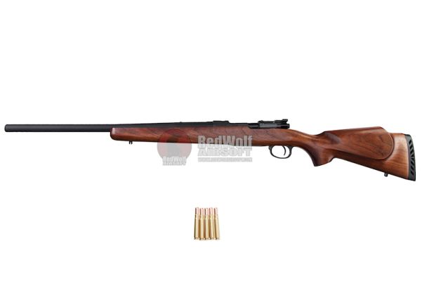 Marushin Mauser Kar98K Sporter Black HW Walnut Stock (6mm Gas