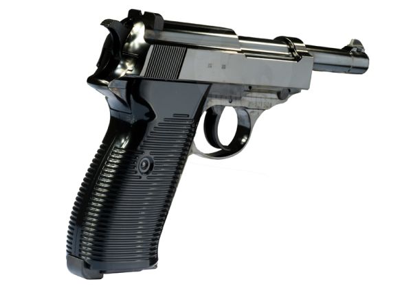 Maruzen P38 AC40 (Black Metal) GBB Airsoft Pistol | RedWolf