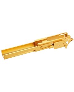 5KU Tokyo Marui Hi Capa GBB Frame 4.3 inch (Aluminum, Blank Marking w/ Rail Version, Gold) 0