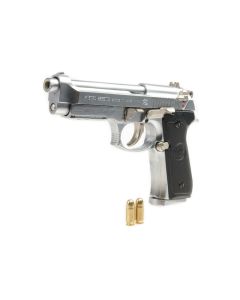 Blackcat Airsoft 1/2 Scale Mini Model Gun M92F (Shell Ejection) - Silver 0