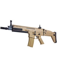 Cybergun FN SCAR-L Airsoft AEG Rifle - TAN (ABS Version, CM067) - by CYMA 0