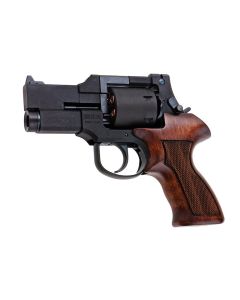 Marushin Mateba Gas Revolver 3 inch - Black (Heavyweight Wood Grip Version) 0