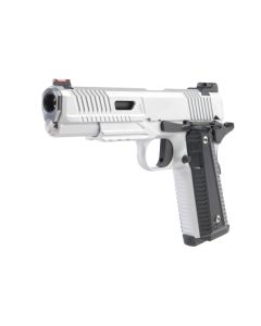 RWA Nighthawk Custom AGENT 2 Green Gas Airsoft Pistol - Cerakote Silver Black 2 Tone 0