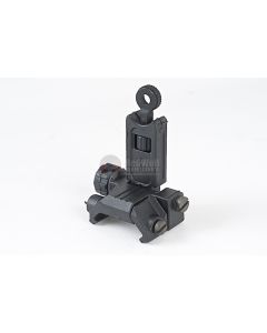 ARES Reinforced Nylon Fiber Flip-up Rear Sight for Milspec 1913 Picatinny Rail (AS-R-021) - Black 1