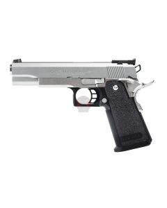 Tokyo Marui Hi Capa 5.1 Stainless Green Gas Airsoft Pistol - Silver 1