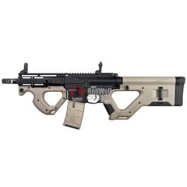 ICS ASG HERA ARMS M4 CQRストック 電動ガン ICS CQR EBB Airsoft M4 AEG Rifle -Tan (Licensed by ASG HERA Arms