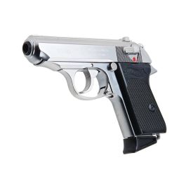 Marushin Walther PPK Model Gun - Silver | RedWolf