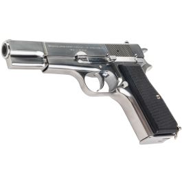 Marushin Browning Hi-Power Commercial Model Gun - Silver | RedWolf